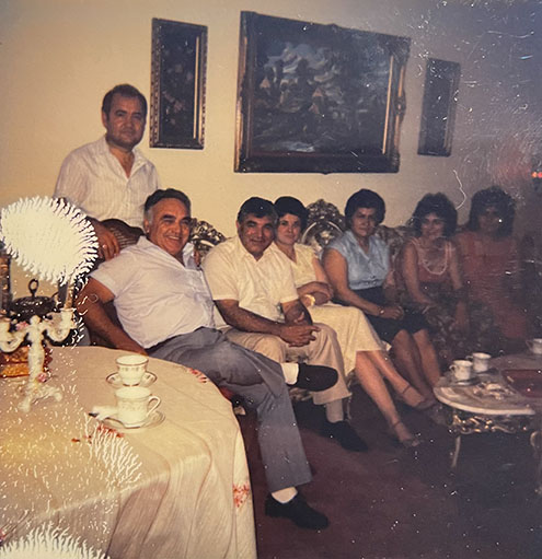 Family gathering at the Baloukas home late 70's Family gathering at the Baloukas home late 70's