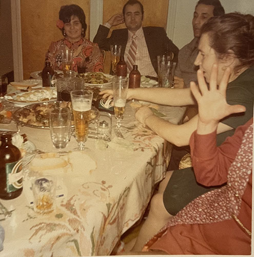 Agoritsa at family occasion with Ourania and Peter