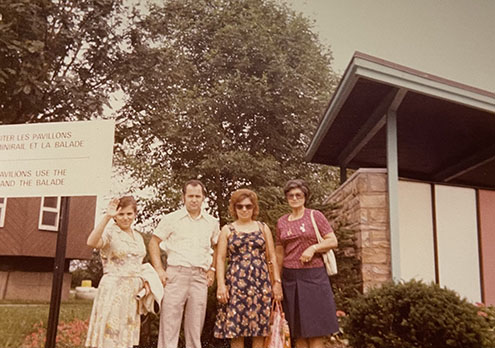 Thalia, Peter, Agoritsa and Zoi in Montreal Thalia, Peter, Agoritsa and Zoi in Montreal