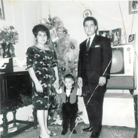 Agoritsa Andreou with Petro Baloukas and son Jimmy