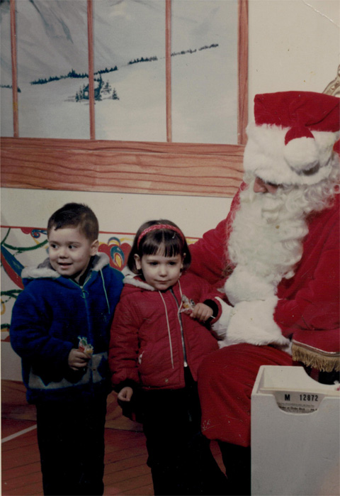Helen with her favourite cousin Jimmy Helen with her favourite cousin Jimmy