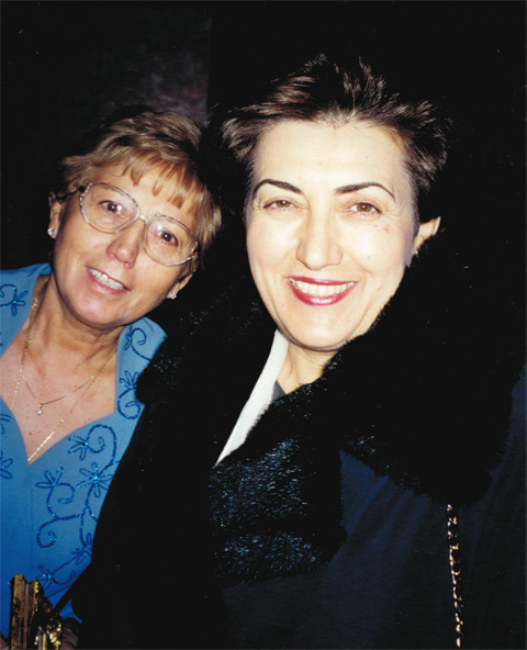 Marianthi with Eleni Marianthi with Eleni