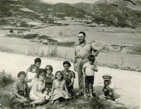 Nikos Andreou with family on the mountains Nikos Andreou with family on the mountains