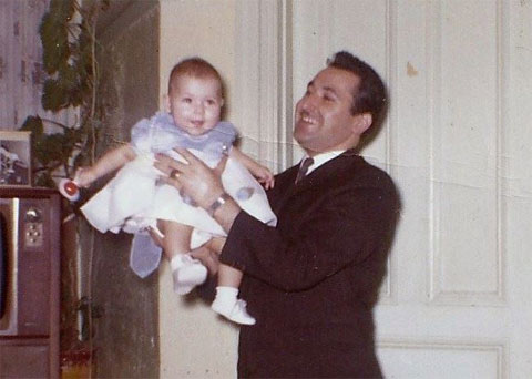 Nikos Venieris with daughter Helen