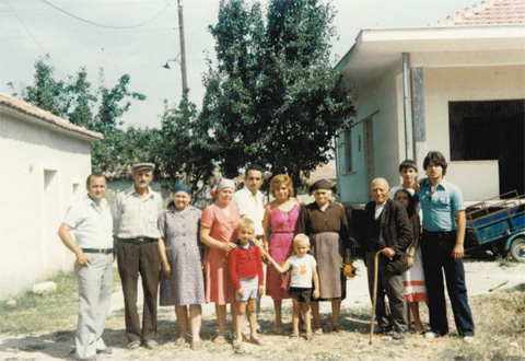 Papou Lambros with the family in Gelanthi, Greece Papou Lambros with the family in Gelanthi, Greece