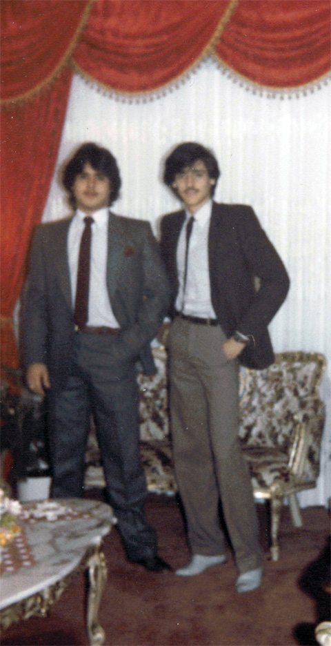 Peter the STUD Venieris with cousin Jimmy Baloukas Peter the STUD Venieris with cousin Jimmy Baloukas